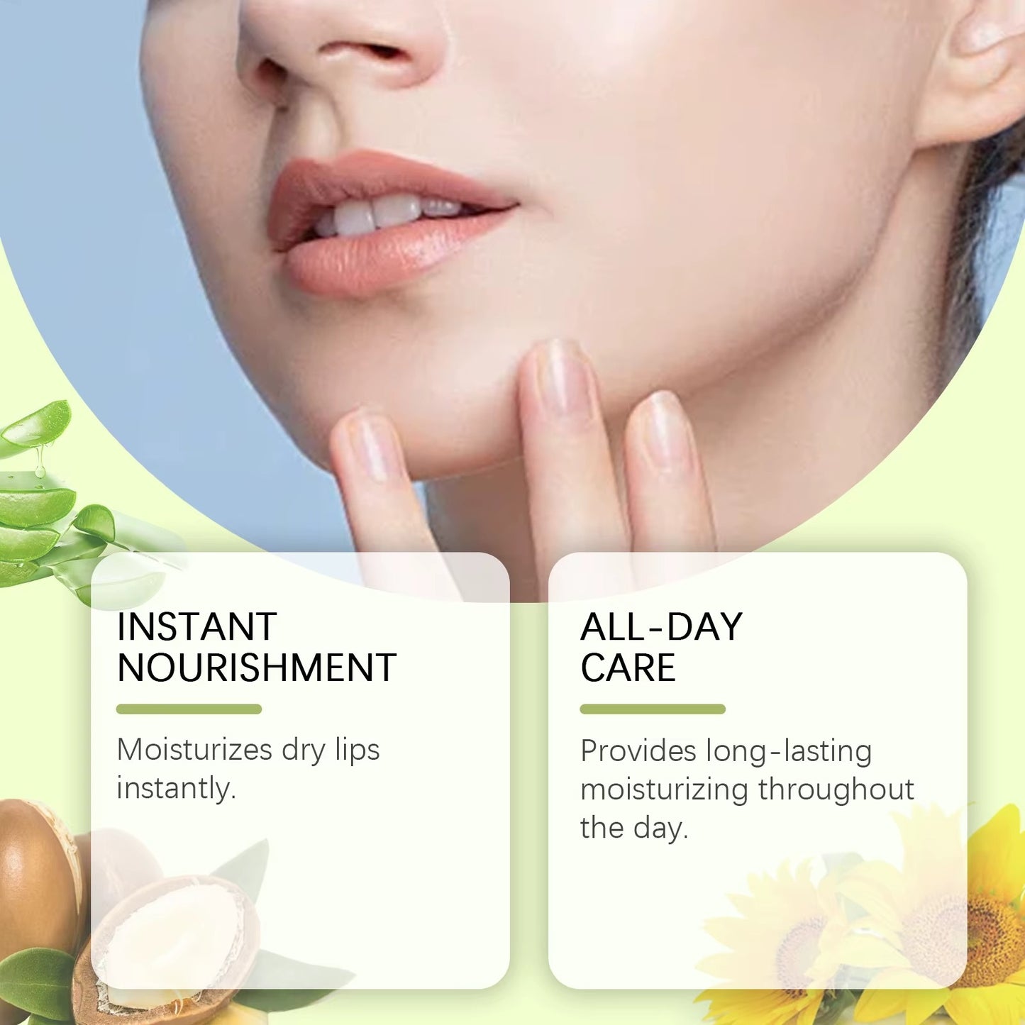 Luva Moisturizing Lip Gloss Pink Lip Plumper Balm
