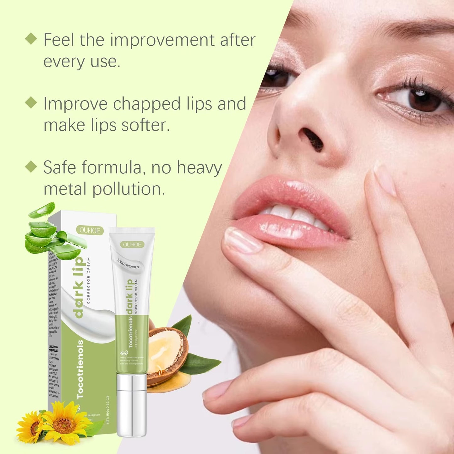 Luva Moisturizing Lip Gloss Pink Lip Plumper Balm