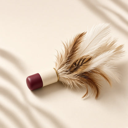 Feather teaser attachment